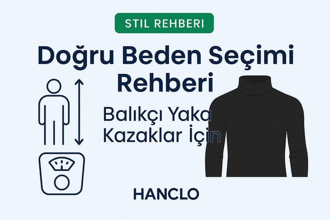 Doğru Beden Seçimi Rehberi – Balıkçı Yaka Kazak Alırken Nelere Dikkat Etmeli?